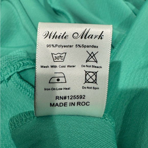 White Mark Turquoise Midi Skirt Size M New With Tags - Picture 13 of 16